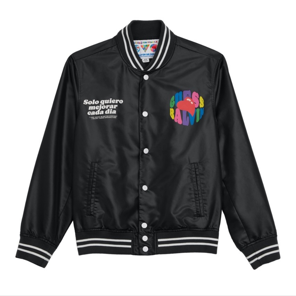 Guess X J Balvin Varsity Jacket